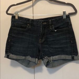 J Crew denim cuff shorts